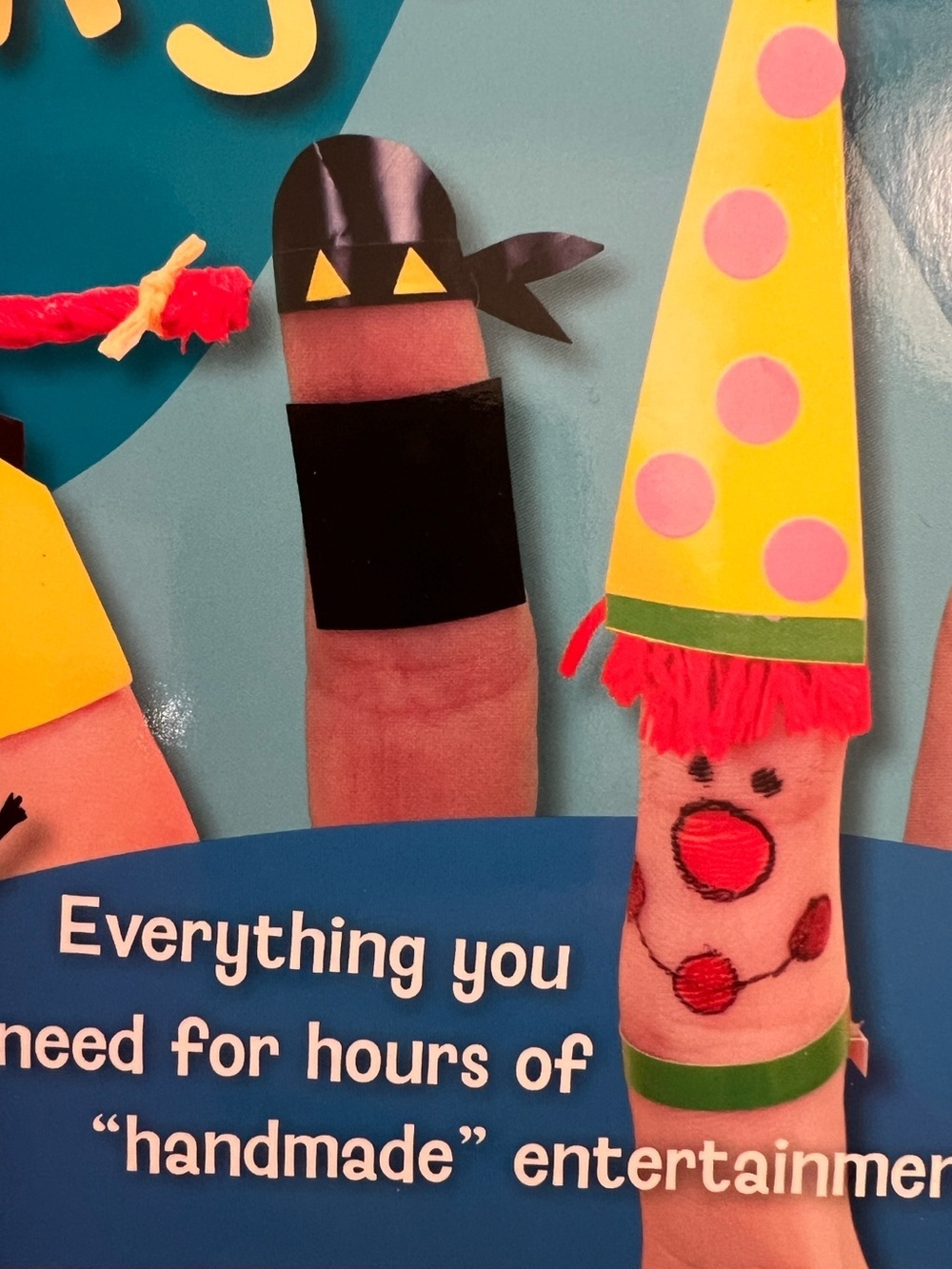 Downtown Bookworks Packtivities "Finger Fun"! Kids Craft Kit - Picture 3 of 12